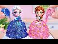 Blue vs Pink Fairy Princess Dress Cake 🧚 💗 How To Make Mini Princess Cake | Yummy Mini Cakes