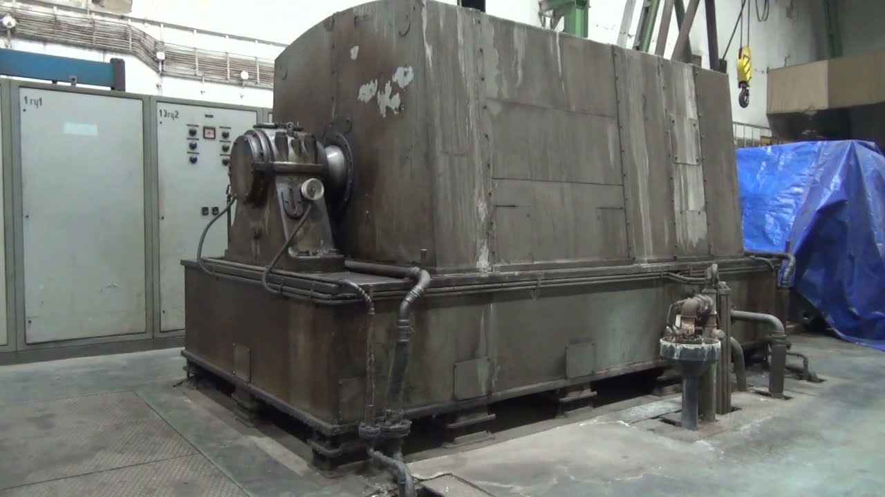 500kW rotary converter unit G2 startup (older type)