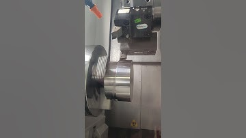 SCALMAX CNC. NAKAMURA 5mm depth of cut 0.5 mm / rev. #cnc #turning #machining #nakamura #poland