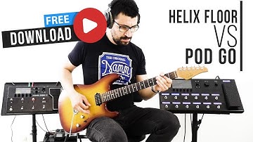 Line 6 Helix Floor vs POD Go | Pedalboards Comparison #3 (with FREE Patches & IR Download)