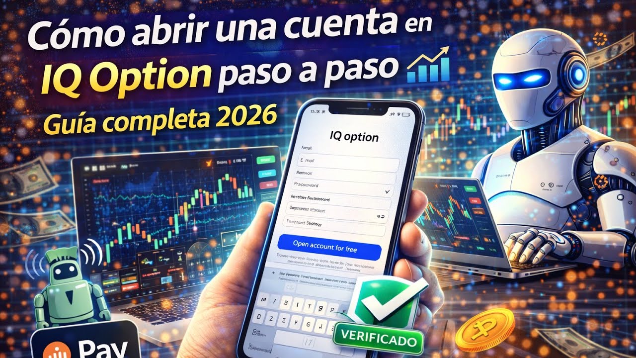 Cómo abrir una cuenta en IQ Option paso a paso 🤖📈 | Guía completa2026 ...