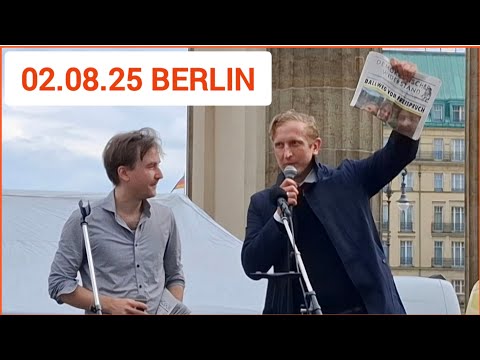 "Freedom for Reiner Füllmich" – Speech by the Democratic Resistance at the Berlin 2025 Peace Demo...