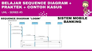 BELAJAR SEQUENCE DIAGRAM   PRAKTEK   CONTOH KASUS | UML - SERIES #5