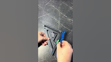TrigJig RSA180 LE Is A Precision Rafter Square With Built-In Spirit Level.😎 #tools #builder