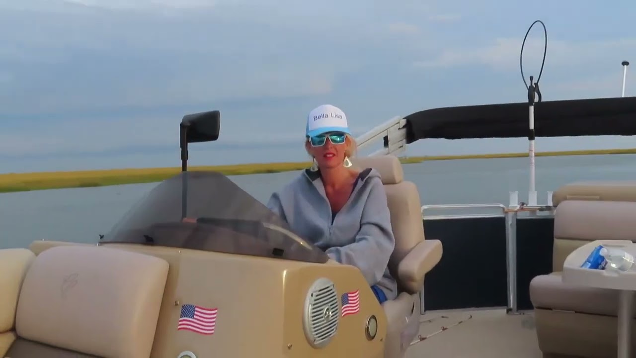 Boating Under The Osborn Island Bridge By Mystic Island, NJ