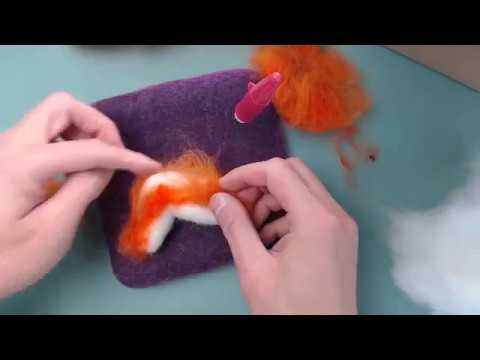 Woolbuddy Felted Wool Pin Fox