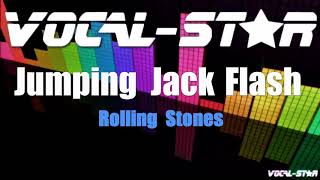 Video thumbnail of "Rolling Stones - Jumpin' Jack Flash (Karaoke Version) with Lyrics HD Vocal-Star Karaoke"