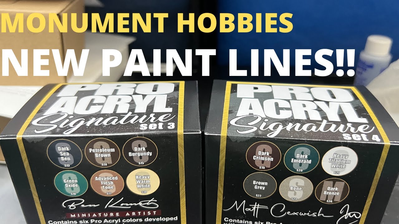 Monument Hobbies – 2 new Paint collections. Let's look!! Where have I been?  