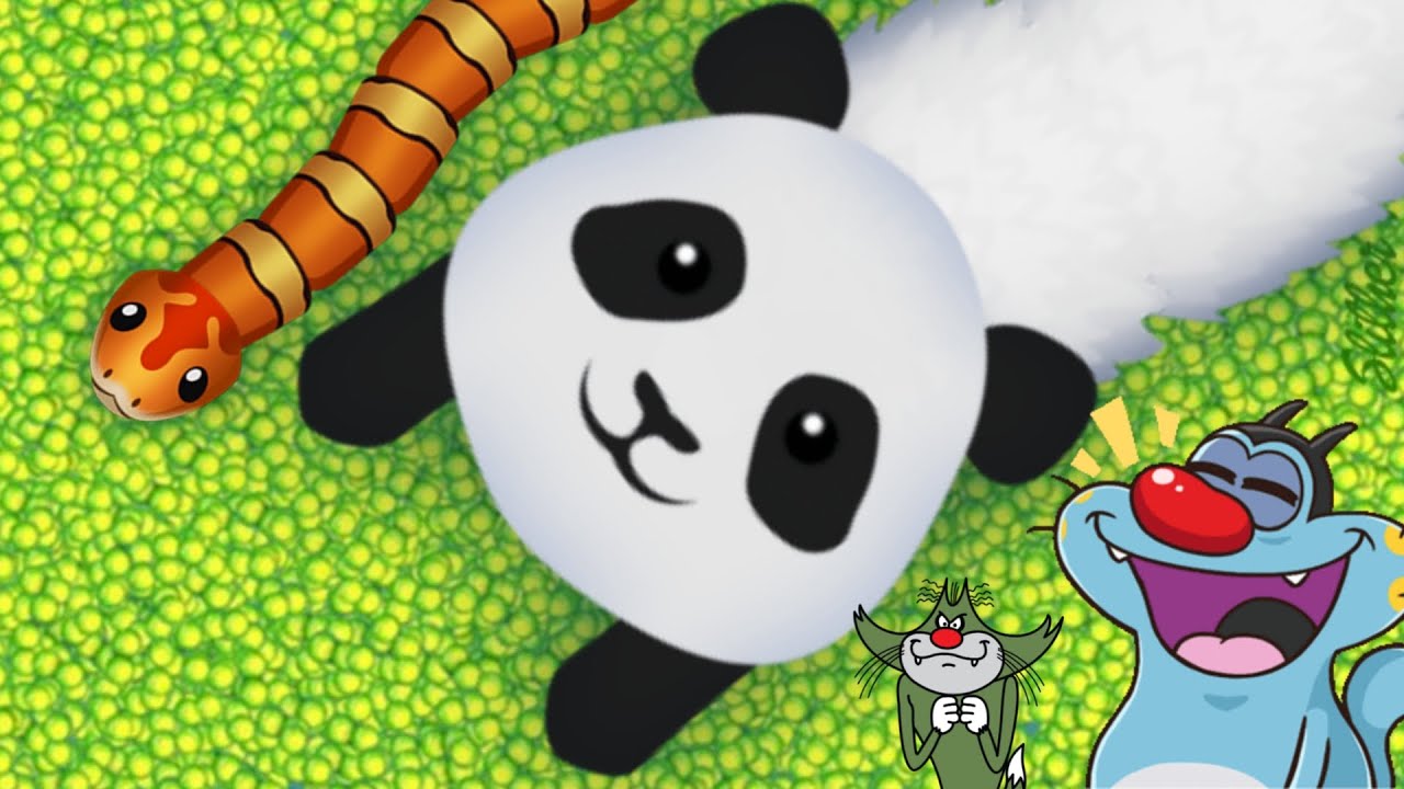 OGGY Saamp Kill Tiny Slitherio Shin-chan game || snake.io 🐍 Worm zone 