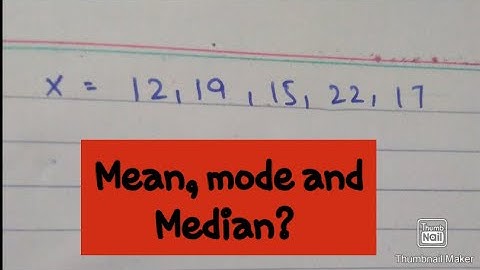 Mean, Mode and Median explained in urdu / hindi