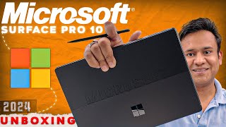 Microsoft Surface Pro 10 Unboxing and First Look | In Hindi