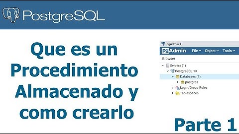 Crear procedimiento almacenado en PostgreSQL - ejemplo básico