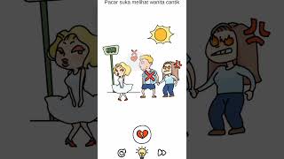 pacar suka melihat wanita cantik || brain out cari cari level 08 #shortvideo #braingames #brainout