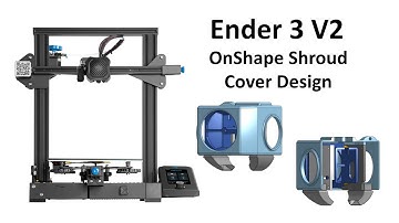 Creality Ender 3 V2 Minimalist Dual 4010 Parts Fans Fan Assembly Cover Design & PETG Bridge Test