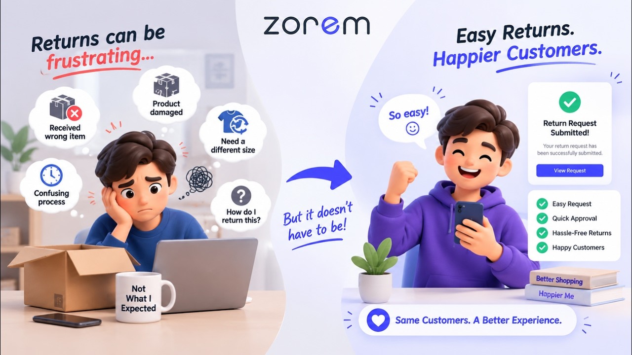 Zorem Returns — Complete Feature Walkthrough