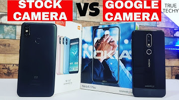 Mi A2 vs Nokia 6.1 Plus Camera Comparison,Stock Camera vs Google Camera,How install Google Camera.