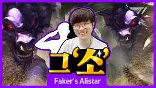 Faker's New Main Alistar [Translated] [Faker Stream Highlight]