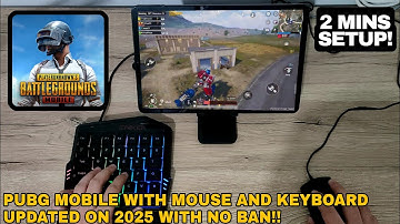 PUBG MOBILE WITH MOUSE AND KEYBOARD TUTORIAL!! UPDATE ON 2025!!