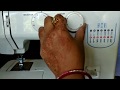 Neckline embroidery by USHA Janome allure sewing machine in Hindi