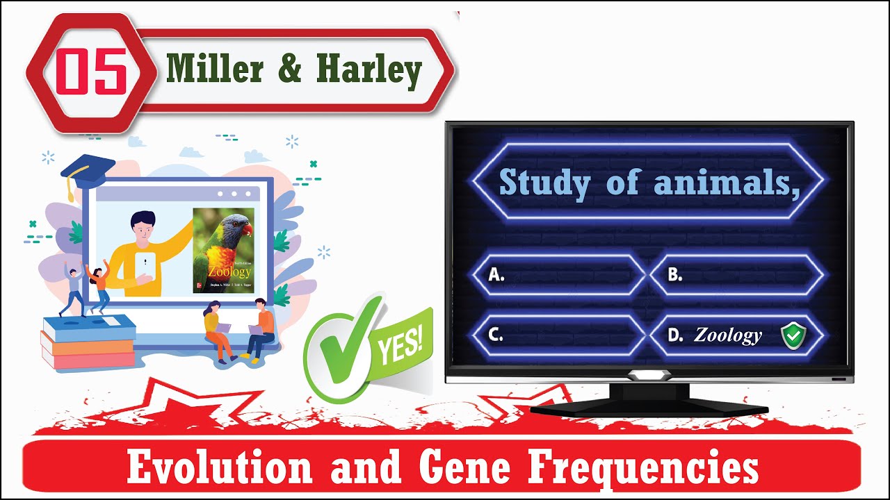 MCQs on Evolution & Gene Frequencies | Miller and Harley Chapter 5 ...