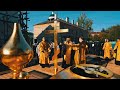 Освящение  купола и креста в Крестовоздвиженском монастыре