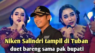 Niken Salindri tampil di Tuban duet bareng sama pak bupati 