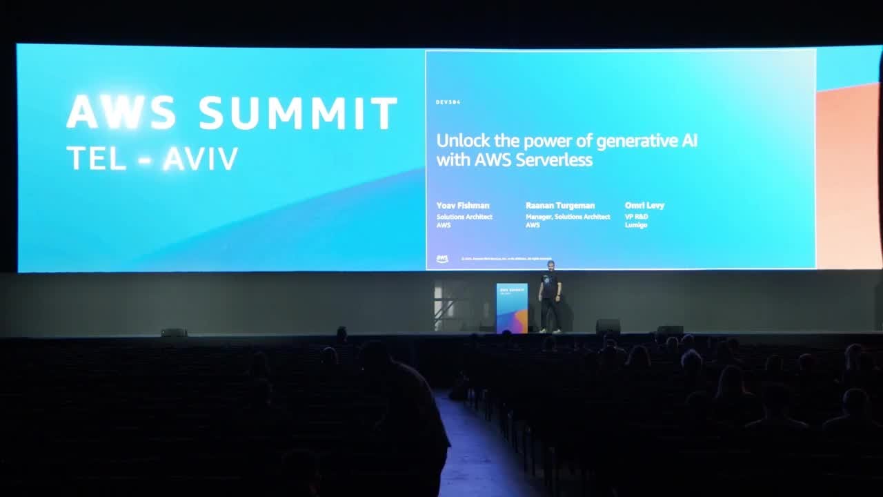 AWS Summit Tel Aviv 2025 - Unlock the power of generative AI with AWS Serverless