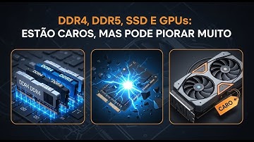 DDR4, DDR5, SSD E GPUs ESTÃO CAROS, MAS PODE FICAR MUITO PIOR