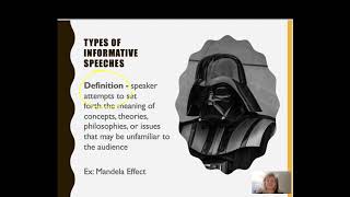 Comm 1 Online: Informative Speaking