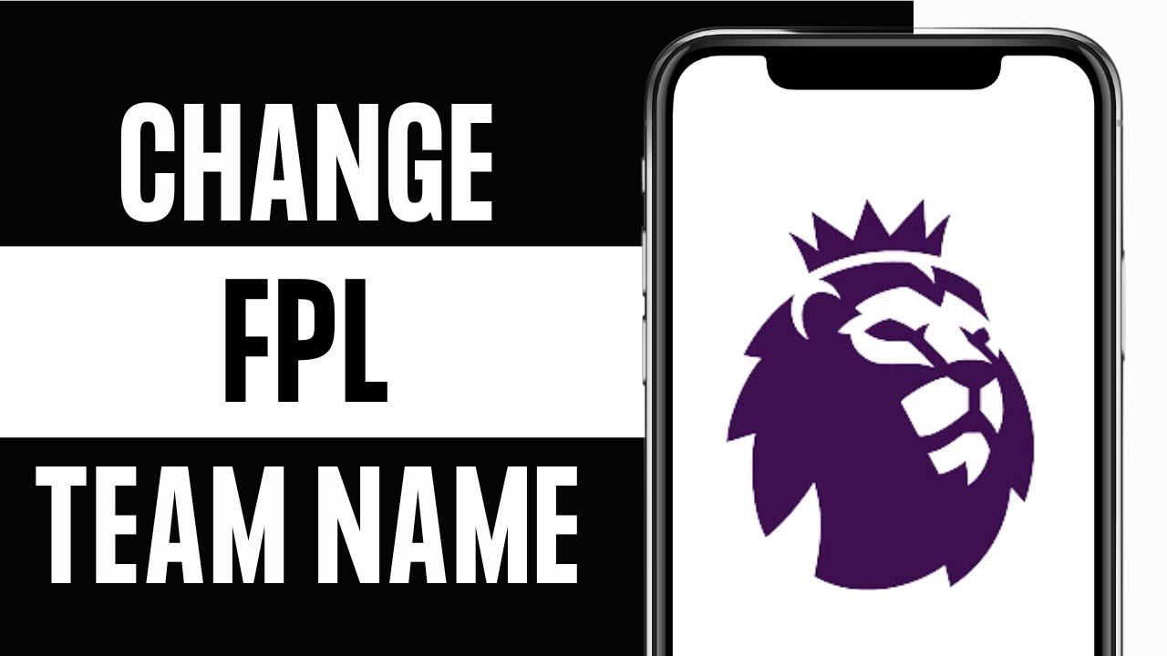 How To Change FPL Team Name