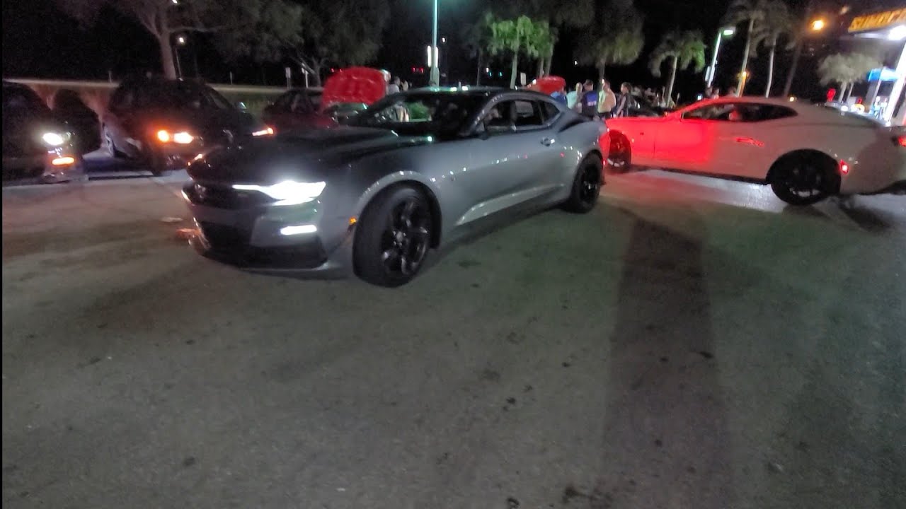 Manual Camaro vs 10 Speed Camaro Both Headers E85 YouTube