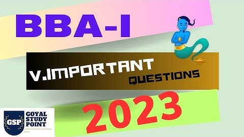 BBA 1st year Important questions 2023 Rajasthan University All subject