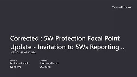 Sudan Protection Sector: ActivityInfo Training Session 2023