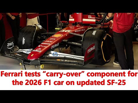 Video La Ferrari scende in pista per testare una soluzione meccanica pronta per il 2026 sulla SF-25 agg...