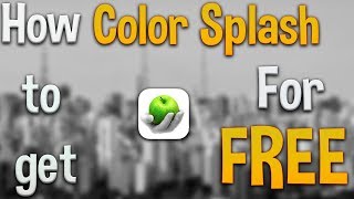 How to get the Color Splash App for IOS 11 FREE | (2018) screenshot 3
