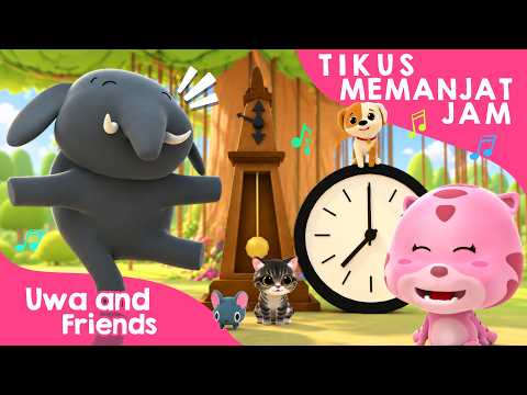 Hickory Dickory Dock - Mouse Climbs the Clock - Nursery Rhymes for Toddlers - Popular Indonesian ...