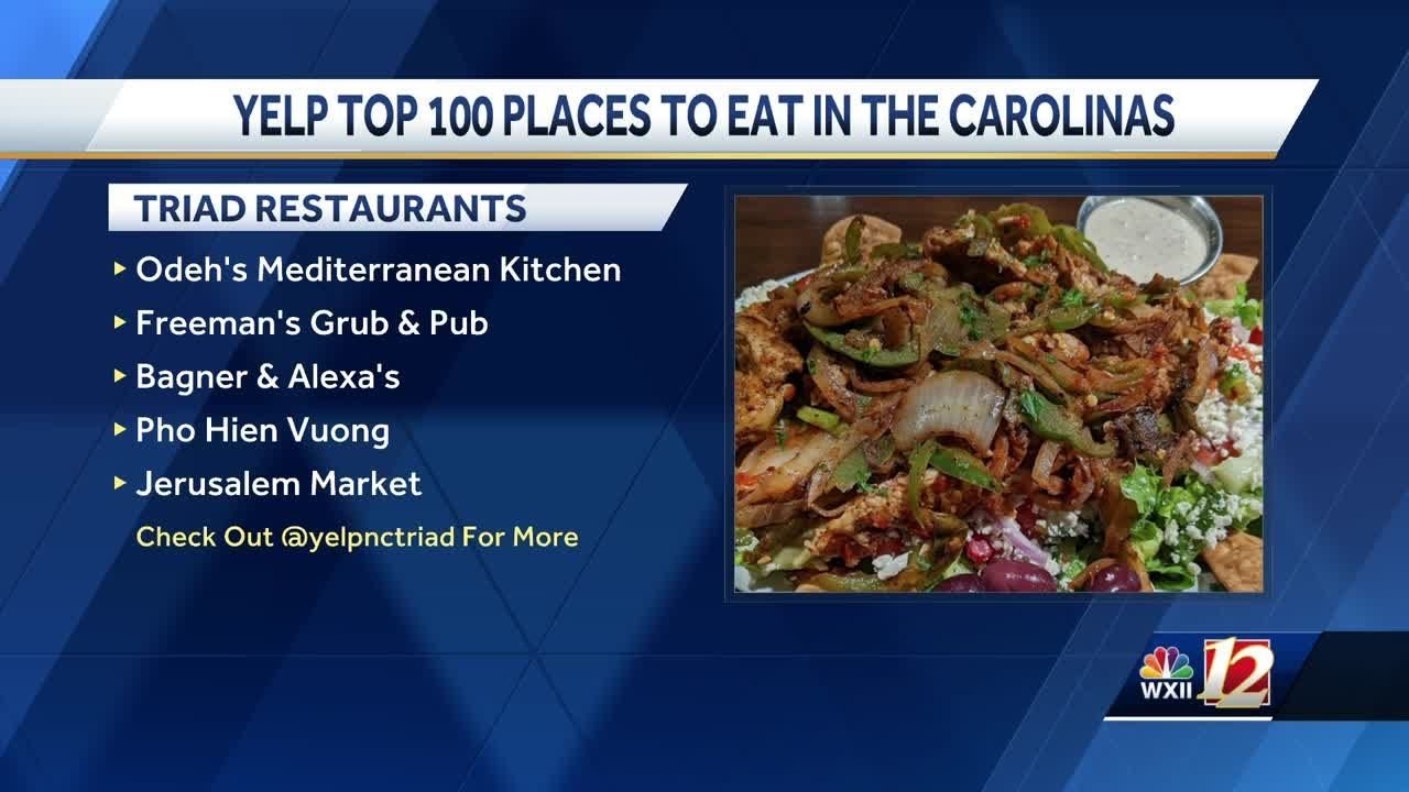 Triad restaurants featured on Yelp's Top 100 places to eat in the ...