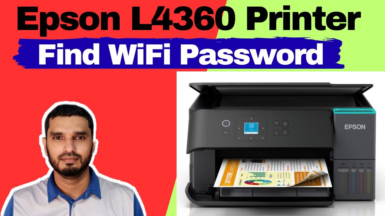 Epson L4360 Printer WiFi Password Find II How To Find WiFi Password Epson L4360 Printer