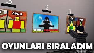 Robloxta Oynadığım Korku Oyunlarını Siraladim