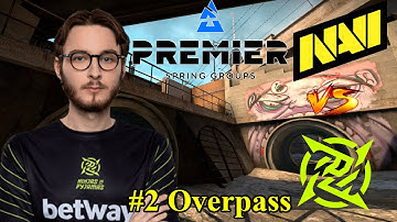 Ниндзя не сдаются! NAVI vs NIP #2 Overpass Spring Groups BLAST Premier 2022 CS GO