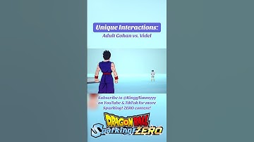 Unique Interactions — Adult Gohan vs. Videl #dragonball #sparkingzero #dbz #gohan #videl #gaming