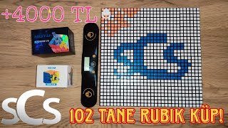 Devasa Rubi̇k Küp Kutu Açilimi 4000Tl 100 Rubik Küp Ve Moyu Wrm V9