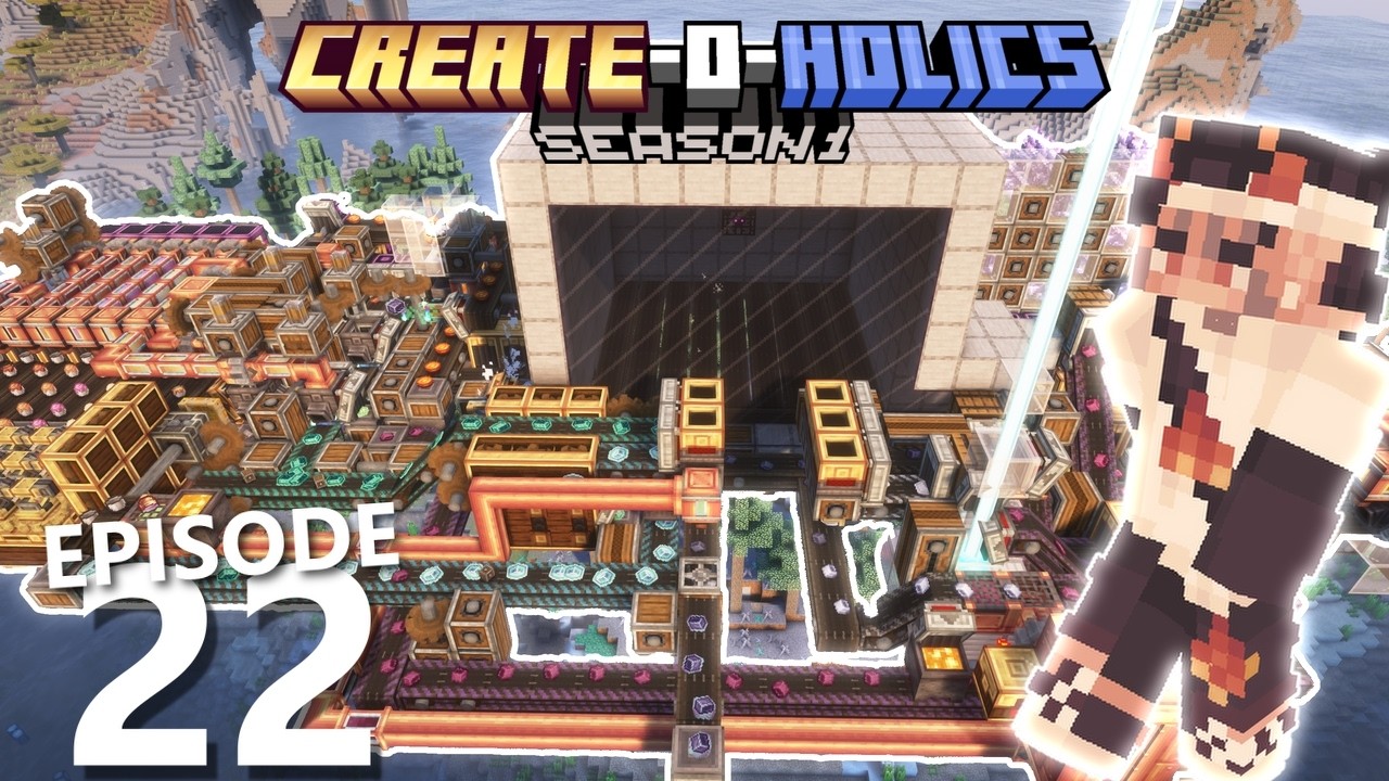 How to Automate STARGAZE SINGULARITIES in the Create Mod! | Create-o-Holics Ep. 22