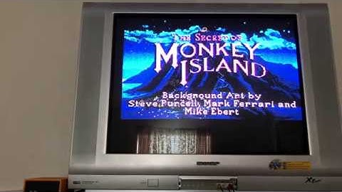 MiSTer (FPGA): Connected to TV via Composite