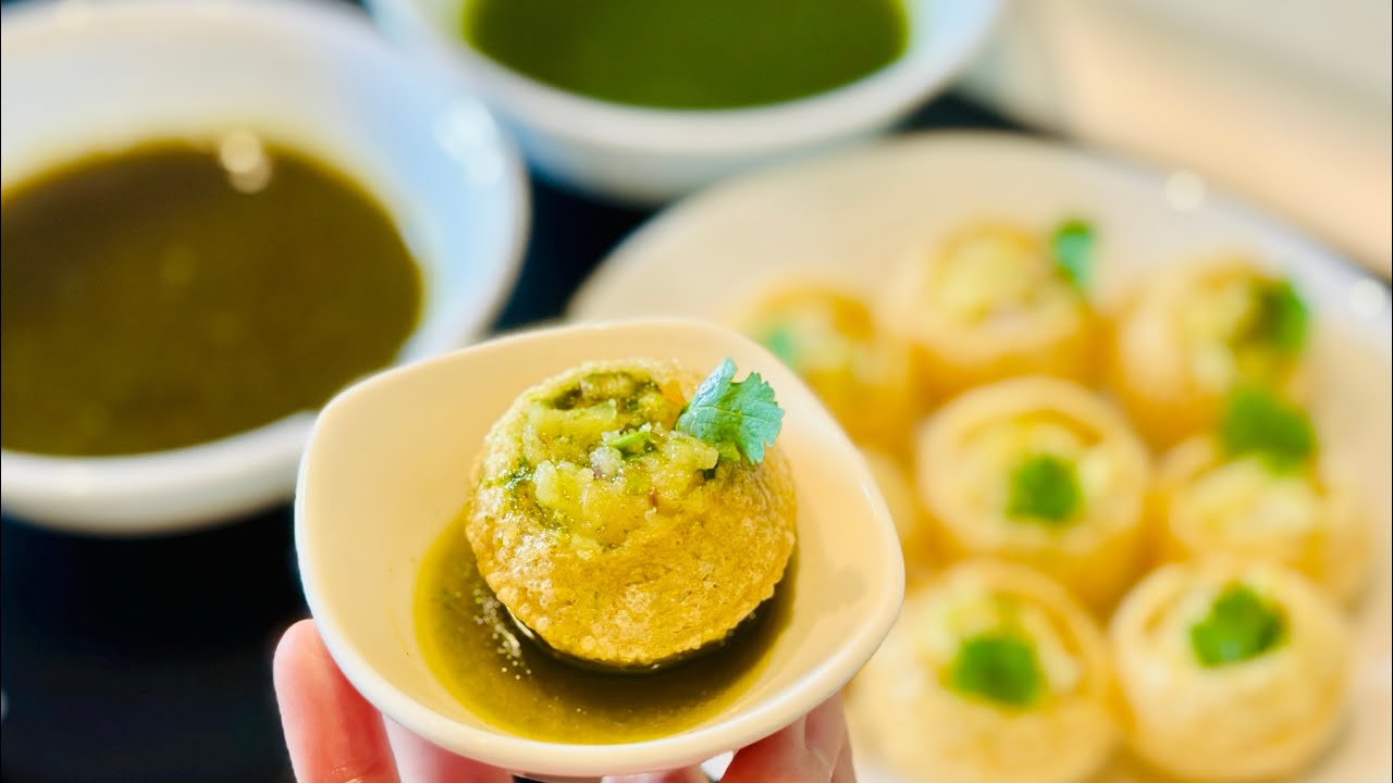 Pani Puri Indian Street Food အရသာစုံစုံလင်လင်နဲ့ စားလို့အရမ်း​ကောင်းတဲ့ ပါနီပူရီ လုပ်နည်း