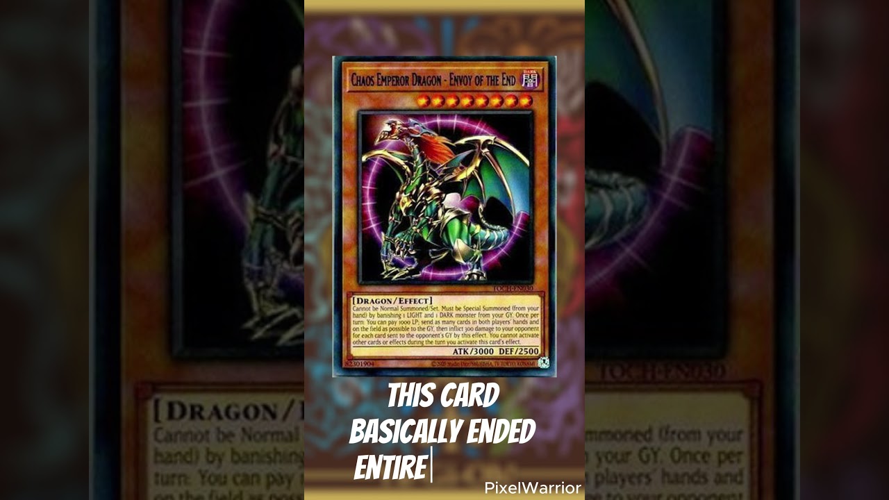 Some busted Yu-Gi-Oh! cards 