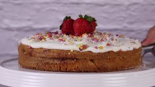 Ceramic Cake Stand with Glass Dome | M&W