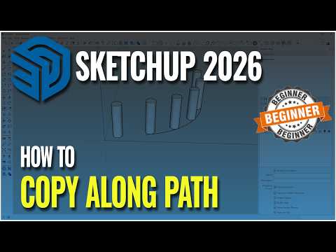 How To Copy Along Path In Sketchup 2026