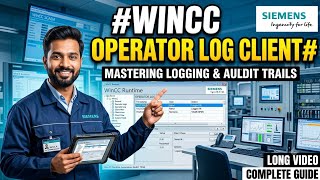 Full Siemens WinCC SCADA: Operator Log Client Setup & Configuration (Complete Guide) 👨‍🏭 #siemens #wincc  Update