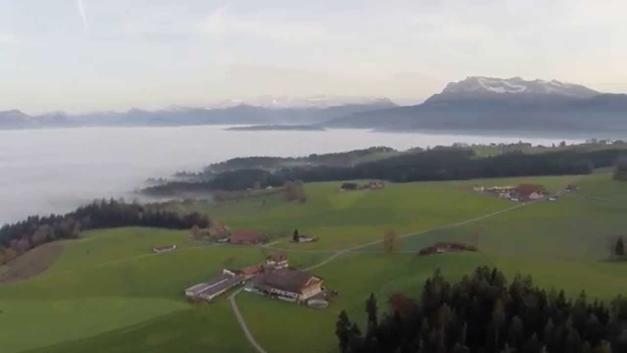 Foggy day in Switzerland